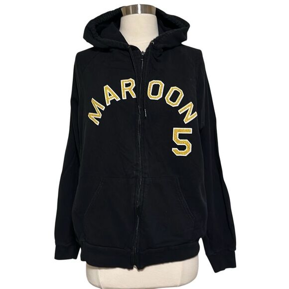 American Apparel - Maroon 5 Hoodie Sz Med - Picture 3 of 6